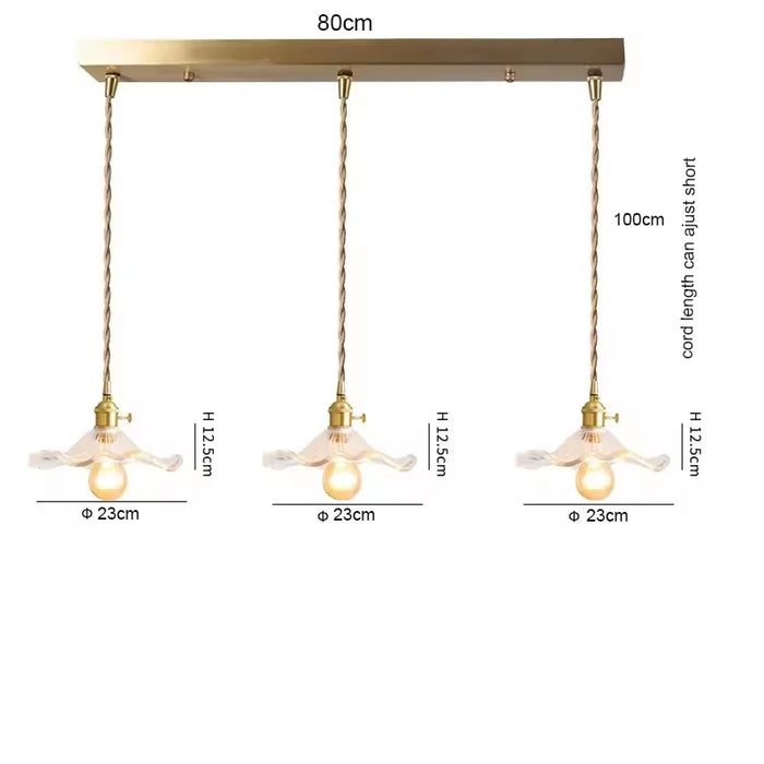Art Deco Copper Pendant Light – Elegant Ceiling Lamp for Modern Interiors - Samanta Factory