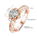 925 Sterling Silver Moissanite Ring – 1ct Skeleton Design with Zircon Accents SF