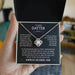 Heart Knot Pendant Necklace – Sparkling Zircon Gift for Daughters SF