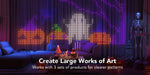 Smart LED Curtain Lights – APP Controlled RGB Fairy String for Christmas Decor - Samanta Factory
