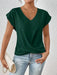 V-Neck Blouse - Casual Elegance for Office & Summer Days - Samanta Factory