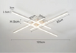 LED Ceiling Light – Modern 4-Bulb Fixture for Bedroom & Foyer - Samanta Factory