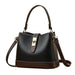 Women’s Two-Tone Bucket Bag – Large Capacity Faux Leather Crossbody & Shoulder Handbag SF