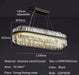 Modern Luxury LED Crystal Chandelier – Dimmable Remote-Controlled Ceiling Light - Samanta Factory