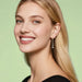Moissanite Drop Earrings – D-Color Round Cut 925 Sterling Silver SF
