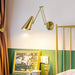 Modern Wall-Mounted LED Lamp – Adjustable Swing Arm with Warm/Cold Light for Bedrooms & Living Rooms - Samanta Factory