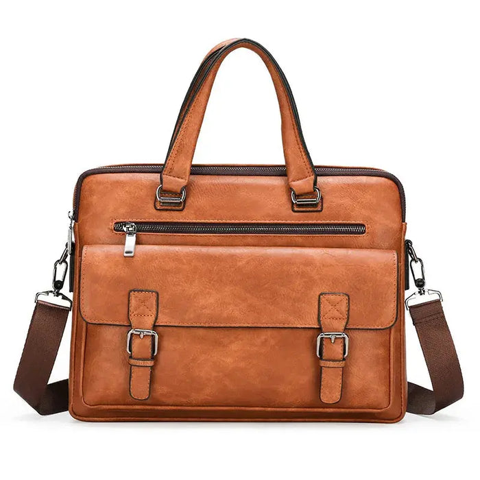 Business Laptop Briefcase – Lightweight 14-Inch Office Messenger Bag SF