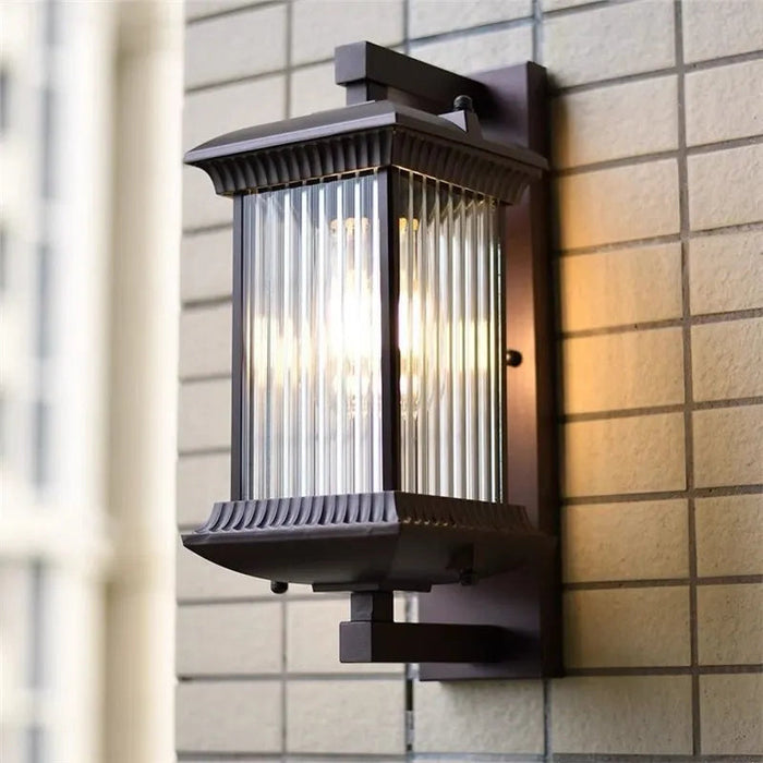 Vintage Outdoor LED Wall Light IP65 – Waterproof Aluminum Garden Porch Sconce SF