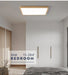 MARPOU Tuya Smart LED Ceiling Lamp Wood Grain App Voice Control Alexa/Google Remote Control Square Ceiling Lights Living Room - Samanta Factory