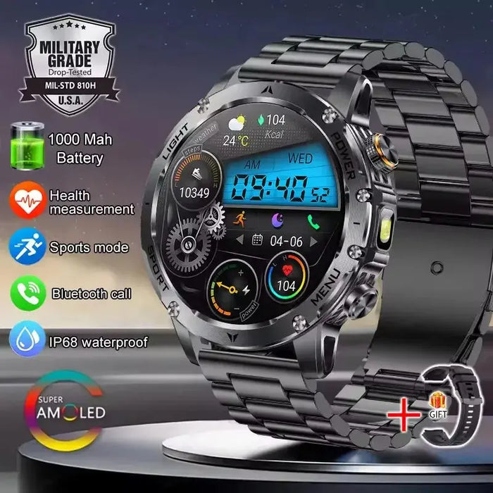 Smart Watch – AMOLED Display with AI Health Tracking SF