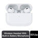Soundz wireless Bluetooth headset with over-ear foldable design and built-in microphone in travel case