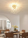 Crystal Dandelion Ceiling Light – 4-Light Nordic Chandelier for Living Room & Dining Room SF