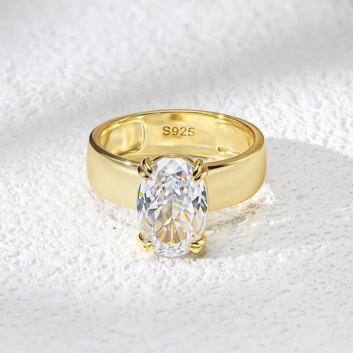 4.5CT D-color VVS1 moissanite wedding band ring in 925 sterling silver with gift packaging