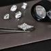 Moissanite Diamond Ring – 1CT D VVS1 Round Cut SF