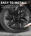 HL 19 Inch Hub Cap for Tesla Model Y 2020-2023 Wheel Hubcap Performance Replacement Wheel Cap Full Rim Cover Accessories - Samanta Factory