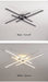LED Ceiling Light – Modern 4-Bulb Aluminum Fixture for Living Spaces - Samanta Factory