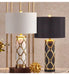 Nordic Ceramic Table Lamp – Elegant Fabric Shade Light for Bedroom & Living Room - Samanta Factory