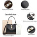 Women’s Two-Tone Bucket Bag – Large Capacity Faux Leather Crossbody & Shoulder Handbag SF