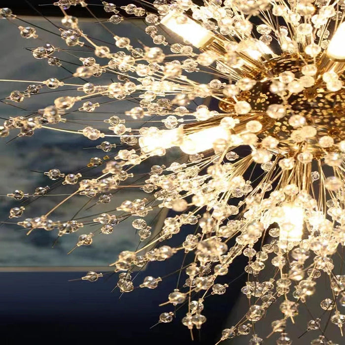 Crystal Dandelion Pendant Light – Modern LED Chandelier for Living Room, Restaurant & Bar Samanta Factory