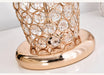 Crystal Table Lamp – Elegant Bedside Light with Polished Chrome Finish - Samanta Factory