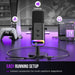 Dynamic USB/XLR Microphone – Cardioid with RGB Lighting & Noise Reduction SF