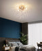 Crystal Dandelion Ceiling Light – 4-Light Nordic Chandelier for Living Room & Dining Room SF