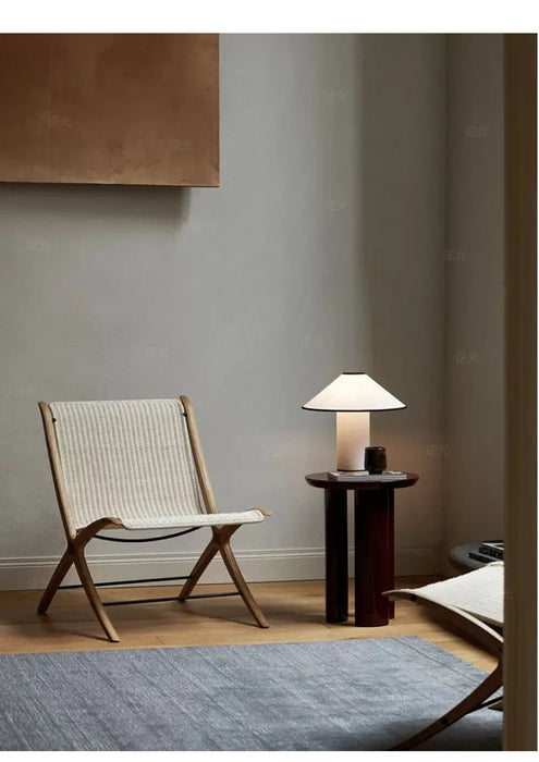 COLETTE Table Lamp – Japanese Wabi-Sabi White Mushroom Design - Samanta Factory