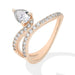 Pear Cut Moissanite Ring – 0.8CT D VVS1 S925 Sterling Silver SF