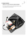 Microfiber Leather Shoulder Bag – Large Square with Lock SF