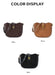 Cow Leather Shoulder Bag – Soft Half Moon Shape SF