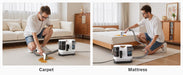 Carpet Cleaner Machine – 800W Hot Water Extraction Upholstery Cleaner with 15kPa Suction SF