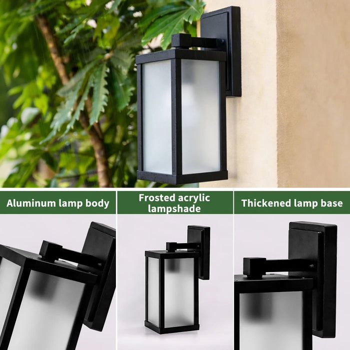Vintage Outdoor LED Wall Light IP65 – Waterproof Aluminum Garden Porch Sconce SF