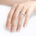 Moissanite Engagement Ring – 2.0ct Round Center Stone SF