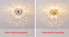 Crystal Dandelion Ceiling Light – 4-Light Nordic Chandelier for Living Room & Dining Room SF