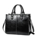Women’s Leather Tote Bag – Fashion Box-Shape Handbag SF