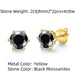 Moissanite Stud Earrings – 2ct Round Brilliant 925 Sterling Silver SF