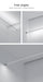 Modern Linear LED Wall Lamp – Black & White Minimalist Skyline Design - Samanta Factory