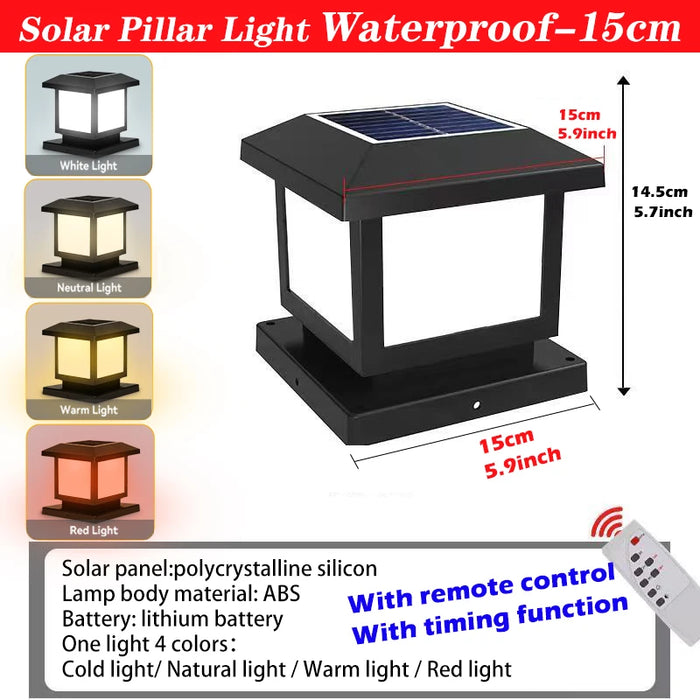Solar LED Wall Light – Waterproof 4-Color Emergency Outdoor Lamp - Samanta Factory