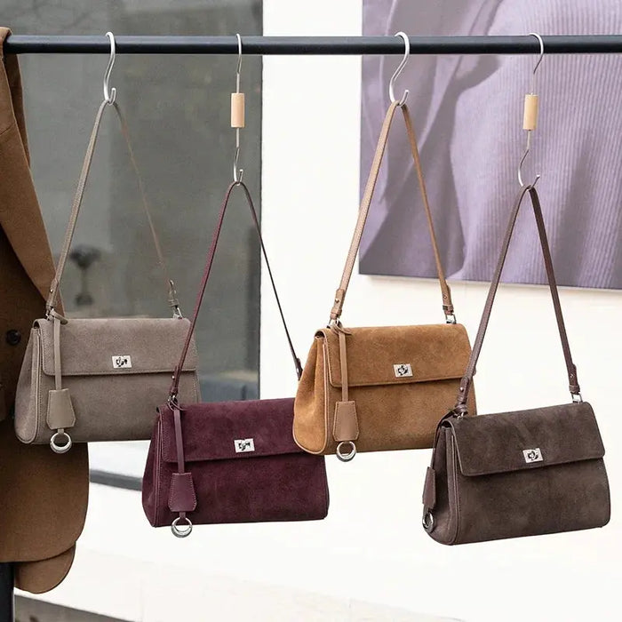 Leather Shoulder Bag - Soft Casual Tote SF