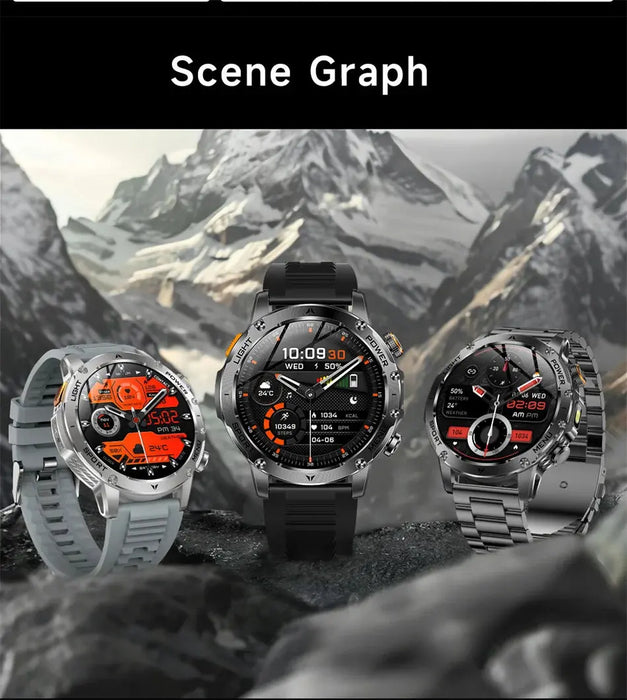Smart Watch – AMOLED Display with AI Health Tracking SF