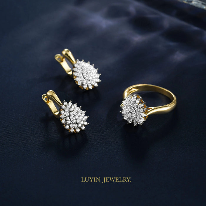 Jewelry Set – Elegant Plant-Inspired Design SF