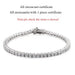 Moissanite Tennis Bracelet – 18K Gold Plated S925 Sterling Silver SF