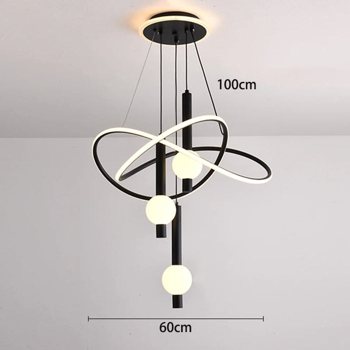 LED Crystal Pendant Light – 3 Color Modes with Remote Dimming SF