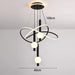 LED Crystal Pendant Light – 3 Color Modes with Remote Dimming SF