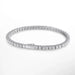 925 Sterling Silver Waterproof Moissanite Bracelet with GRA Certification SF