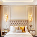 Crystal Wall Sconce – Luxurious 3- or 5-Tier LED Lighting with Gold Finish - Samanta Factory