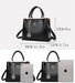 Women’s PU Leather Tote Bag – Fashion Soft Casual Handbag with Zipper Closure - Samanta Factory