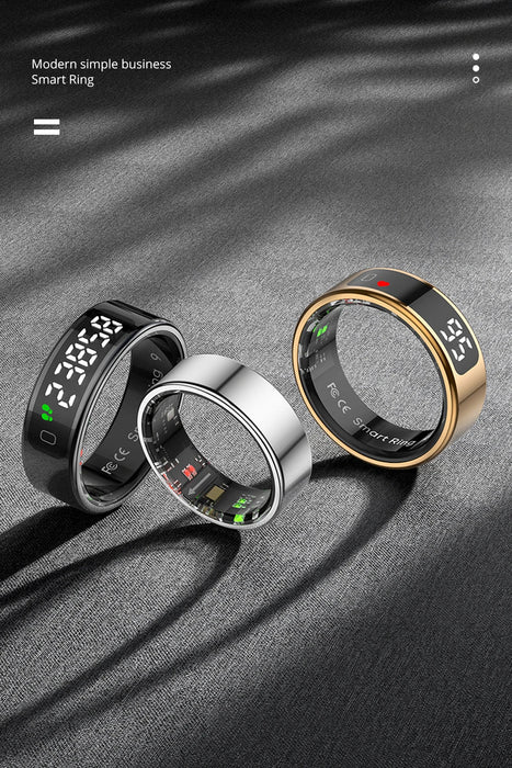 Smart Health Ring – Touchscreen Activity & Wellness Tracker SF