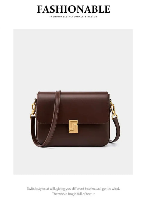 Split Leather Satchel Bag – Moderate Hardness for Women SF