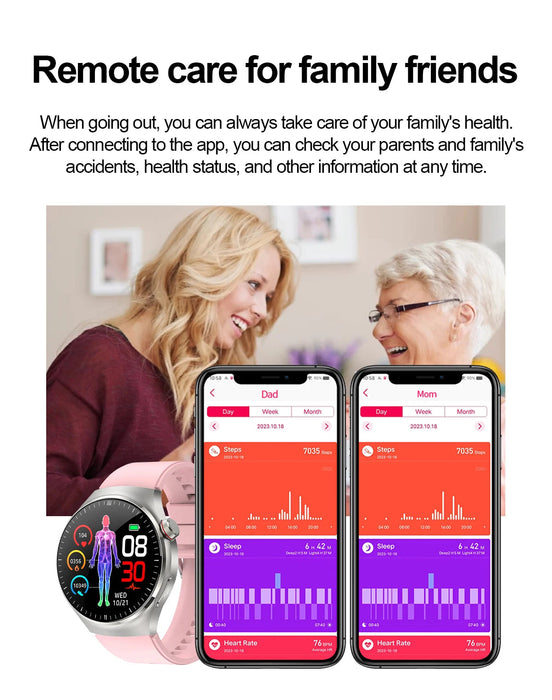 Health Smartwatch – Advanced ECG & Body Composition Analysis SF